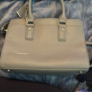 Elegant Gray Handbag